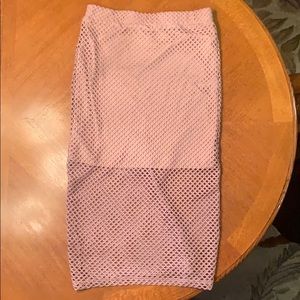 Forever 21 Mesh Midi-Skirt